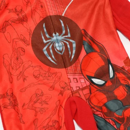 Marvel Spiderman ολόσωμη πιτζάμα fleece για αγόρια (HU2133 RED)
