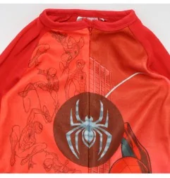Marvel Spiderman ολόσωμη πιτζάμα fleece για αγόρια (HU2133 RED) - Ολόσωμες Πιτζάμες