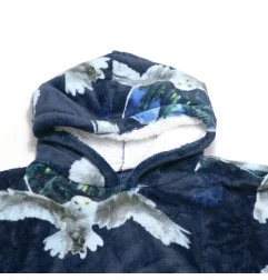 Harry Potter Παιδική Κουβέρτα- Μπλούζα fleece coral με μανίκια και κουκούλα (AYM-008HP-SPCH)