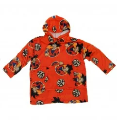 Dragon Ball Παιδική Κουβέρτα- Μπλούζα fleece coral με μανίκια και κουκούλα (AYM-095DBS-SPCH) - Μπλούζα-Κουβέρτα/ κουβερτα με ...