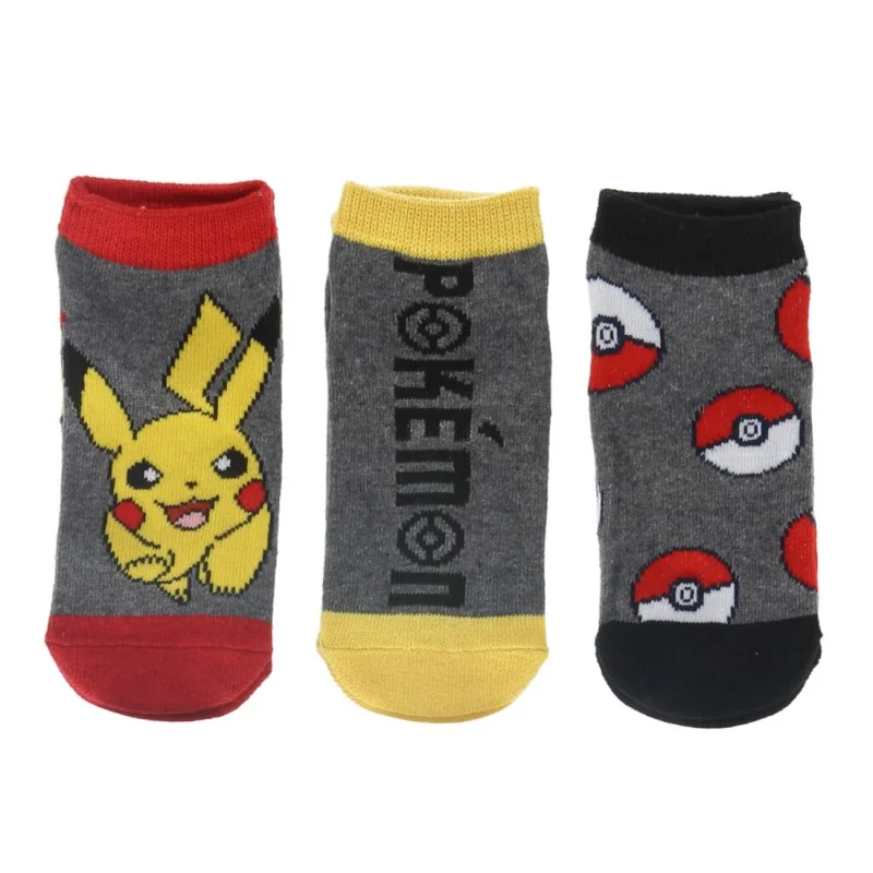 Pokémon Παιδικές κοντές Κάλτσες Για αγόρια σετ 3 ζευγάρια (40277)