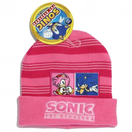 Sonic Παιδικό Χειμωνιάτικο Σκουφάκι για κορίτσια (SON23-2088pink) - Σκούφοι-Γάντια -Κασκόλ