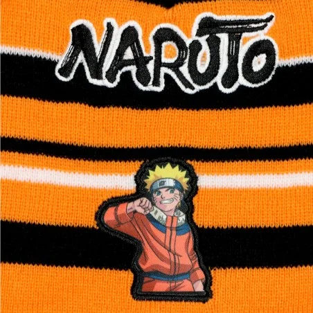 Naruto Παιδικό Χειμωνιάτικο Σετ Σκουφάκι - Γάντια για αγορία (NAR23-2999orange)