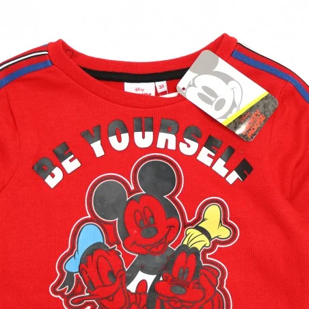 Disney Mickey Mouse μπλούζα φούτερ για αγόρια (HU1230red) Disney Mickey Mouse μπλούζα φούτερ για αγόρια (HU1230red)
