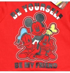 Disney Mickey Mouse μπλούζα φούτερ για αγόρια (HU1230red)