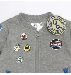 DC Comics Justice League Παιδική ζακέτα Φούτερ για αγόρια (RH1371GREY) - Ζακέτες