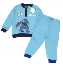 Disney Lilo & Stitch Παιδική βαμβακερή Πιτζάμα (LIL23-3206) - Χειμωνιάτικες / εποχιακές πιτζάμες