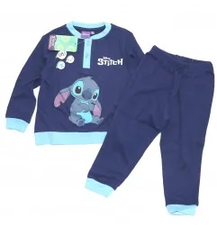 Disney Lilo & Stitch Παιδική βαμβακερή Πιτζάμα (LIL23-3206NAVY) - Χειμωνιάτικες / εποχιακές πιτζάμες