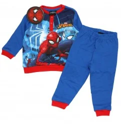 Marvel Spiderman Βαμβακερή Πιτζάμα Για Αγόρια (SPI23-3216blue) - Χειμωνιάτικες / εποχιακές πιτζάμες
