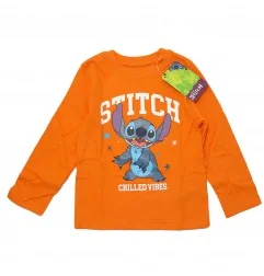 Disney Lilo & Stitch Παιδική βαμβακερή Πιτζάμα (DIS LIS 52 04 B886 ORANGE)