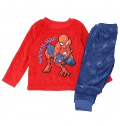Marel Spiderman Παιδική Πιτζάμα Βελουτέ για αγόρια (SP S 52 04 1553 U VELOUR) - Χειμωνιάτικες / εποχιακές πιτζάμες