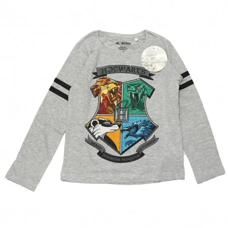 Harry Potter Παιδικό Μακρυμάνικο μπλουζάκι (HP 52 02 373 Grey) - Μπλουζάκια Μακρυμάνικα (μακό)