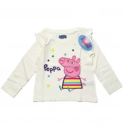 Peppa Pig Μακρυμάνικο Μπλουζάκι Για κορίτσια (PP 52 02 939 ECRU) - Μπλουζάκια Μακρυμάνικα (μακό)