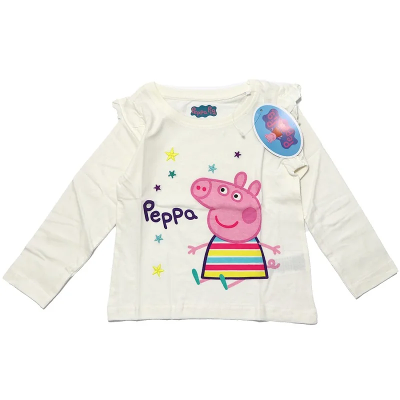 Peppa Pig Μακρυμάνικο Μπλουζάκι Για κορίτσια (PP 52 02 939 ECRU)