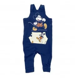 Βρεφικό Σετ Disney Baby Mickey Mouse – Μπλε Σαλοπέτα & Μακρυμάνικο Μπλουζάκι (DIS MFB 51 12 B617) - Χειμωνιάτικα / εποχιακά σετ