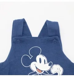 Βρεφικό Σετ Disney Baby Mickey Mouse – Μπλε Σαλοπέτα & Μακρυμάνικο Μπλουζάκι (DIS MFB 51 12 B617) - Χειμωνιάτικα / εποχιακά σετ