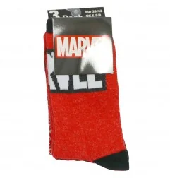 Marvel Avengers Ανδρικές Κάλτσες σετ 3 ζευγάρια (VH3541 red) - Ανδρικές Κάλτσες