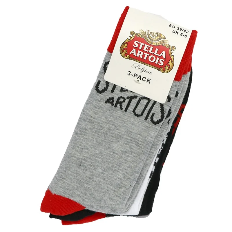 Stella Artois Ανδρικές Κάλτσες σετ 3 ζευγάρια (MRV38153) Stella Artois Ανδρικές Κάλτσες σετ 3 ζευγάρια (MRV38153)