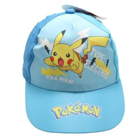 Pokémon παιδικό Καπέλο Τζόκευ Για αγόρια (EWA021046PKM Blue) - Καπέλα - Τζόκευ (καλοκαιρινά)