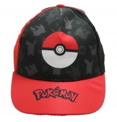 Pokémon παιδικό Καπέλο Τζόκευ Για αγόρια (EWA021046PKM Red) - Καπέλα - Τζόκευ (καλοκαιρινά)