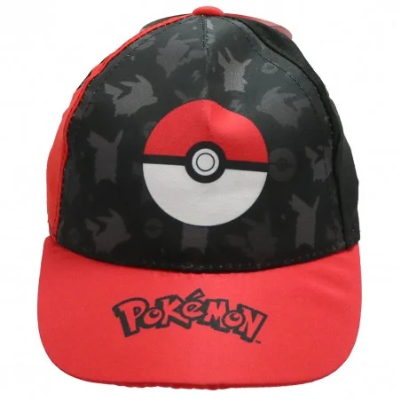 Pokémon παιδικό Καπέλο Τζόκευ Για αγόρια (EWA021046PKM Red) - Καπέλα - Τζόκευ (καλοκαιρινά)