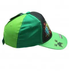 Minecraft παιδικό Καπέλο Τζόκευ Για αγόρια (BAM-MNCT-176 green)