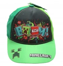 Minecraft παιδικό Καπέλο Τζόκευ Για αγόρια (BAM-MNCT-176 green) - Καπέλα - Τζόκευ (καλοκαιρινά)