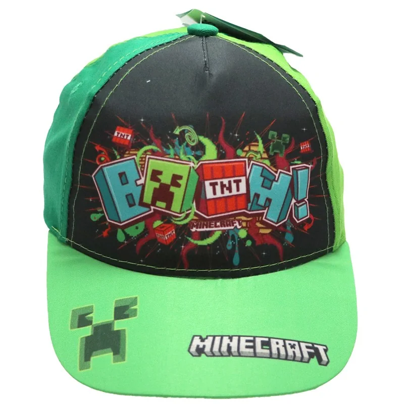 Minecraft παιδικό Καπέλο Τζόκευ Για αγόρια (BAM-MNCT-176 green) Minecraft παιδικό Καπέλο Τζόκευ Για αγόρια (BAM-MNCT-176 green)