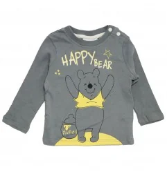 Σετ 2 Βρεφικά Μακρυμάνικα Μπλουζάκια Disney Baby Winnie the Pooh – "Always Together" (BKJ6137)