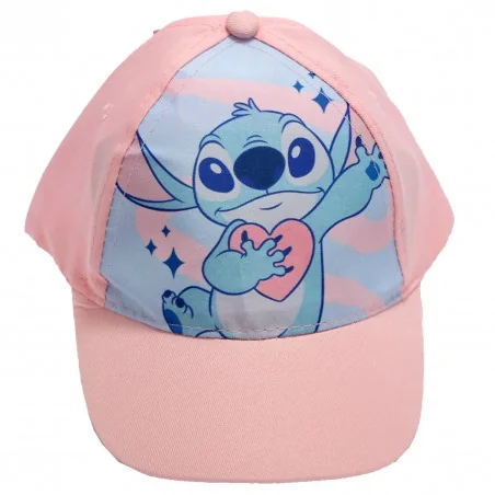 Disney Lilo & Stitch παιδικό Καπέλο Τζόκεϋ Για κορίτσια (D07151MC Pink) - Καπέλα - Τζόκευ (καλοκαιρινά)