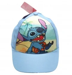 Disney Lilo & Stitch παιδικό Καπέλο Τζόκεϋ Για κορίτσια (D07151MC Blue) - Καπέλα - Τζόκευ (καλοκαιρινά)