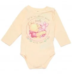 Βρεφικό Μακρυμάνικο Ζιπουνάκι Disney Baby Winnie the Pooh & Piglet – "Friendly with Two (DIS BP 51 01 1211) - Μακρυμάνικα ζιπ...