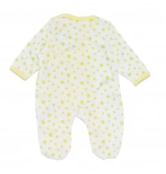 Disney Baby Lion King: Βρεφικό Βαμβακερό Φορμάκι "Sleeping In" με Αστέρια - Κίτρινο (DIS KL 51 05 A094 Yellow) - Φορμάκια επο...