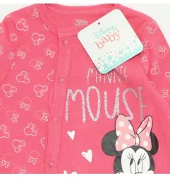 Disney Baby Minnie Mouse Βρεφικό βαμβακερό Φορμάκι (DIS BP 51 05 A098 Fux)