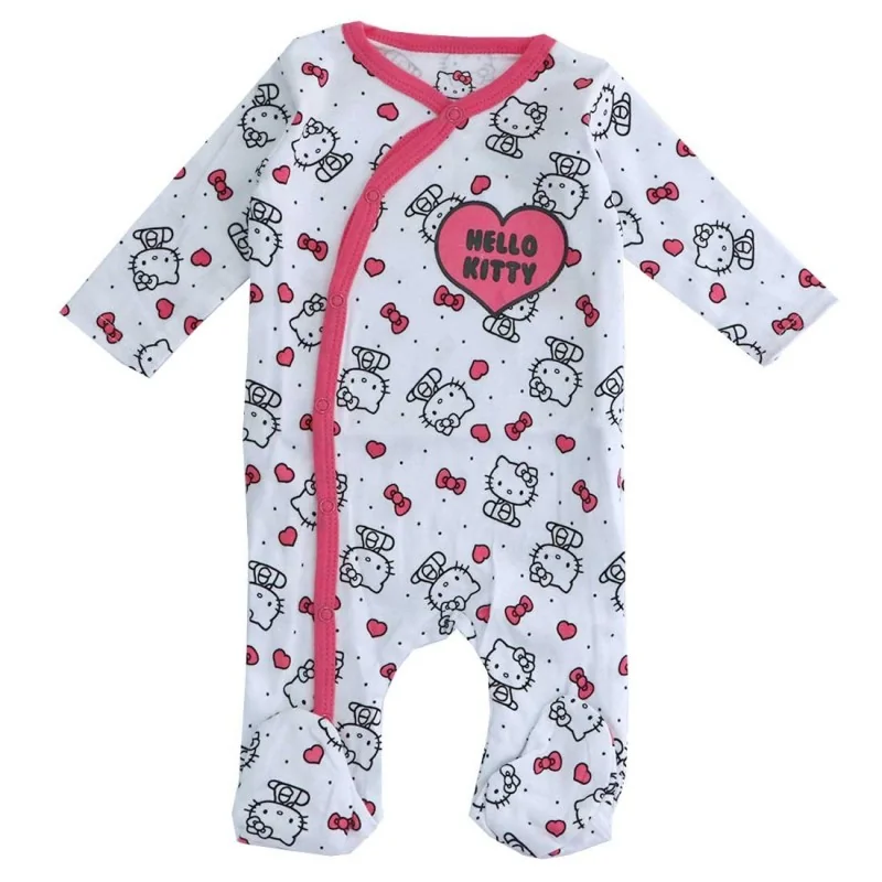 Hello Kitty Βρεφικό Βαμβακερό Φορμάκι με Hearts Print & Πλάγιο Κούμπωμα (HK 51 05 2317) Hello Kitty Βρεφικό Βαμβακερό Φορμάκι με Hearts Print & Πλάγιο Κούμπωμα (HK 51 05 2317)