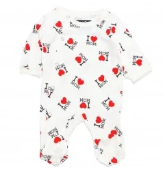 Mini Mome Βρεφικό Βαμβακερό Σετ 4 Τεμαχίων "I Love Mom"(51 12 3215) - Σετ ενδυμάτων