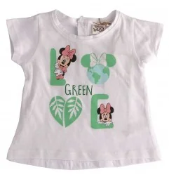 Disney Baby Minnie Mouse βρεφικό Κοντομάνικο μπλουζάκι για κορίτσια- οργανικό βαμβάκι (UE0070) - Κοντομάνικα μπλουζάκια