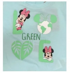 Disney Baby Minnie Mouse βρεφικό Κοντομάνικο μπλουζάκι για κορίτσια- οργανικό βαμβάκι (UE0070 BLUE)