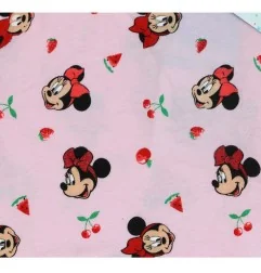 Disney Baby Βρεφικό Κοντομάνικο Μπλουζάκι Minnie Mouse – Ροζ με Fruit Print(UE0040 PINK) - Κοντομάνικα μπλουζάκια