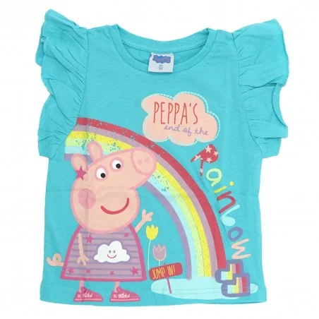 Peppa Pig Κοντομάνικο Μπλουζάκι Για Κορίτσια (PP 52 02 820 blue) - Κοντομάνικα μπλουζάκια