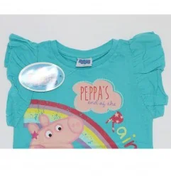 Peppa Pig Κοντομάνικο Μπλουζάκι Για Κορίτσια (PP 52 02 820 blue) - Κοντομάνικα μπλουζάκια