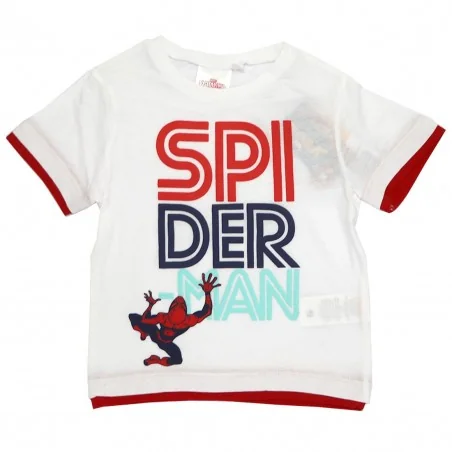 Marvel Spiderman κοντομάνικο Μπλουζάκι Για Αγόρια (EV1074 white) - Κοντομάνικα μπλουζάκια