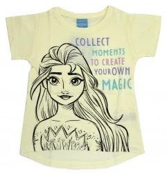Disney Frozen Κοντομάνικο Μπλουζάκι Για Κορίτσια (DIS FROZ 52 02 9453 yellow) - Κοντομάνικα μπλουζάκια