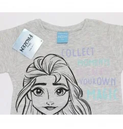 Disney Frozen Κοντομάνικο Μπλουζάκι Για Κορίτσια (DIS FROZ 52 02 9453) Grey