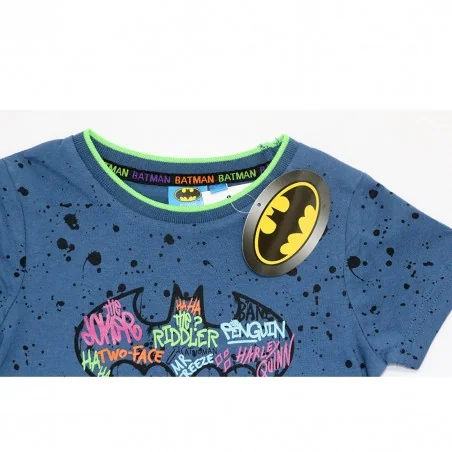 Batman Παιδικό Κοντομάνικο Μπλουζάκι Για αγόρια (EV1215 blue)