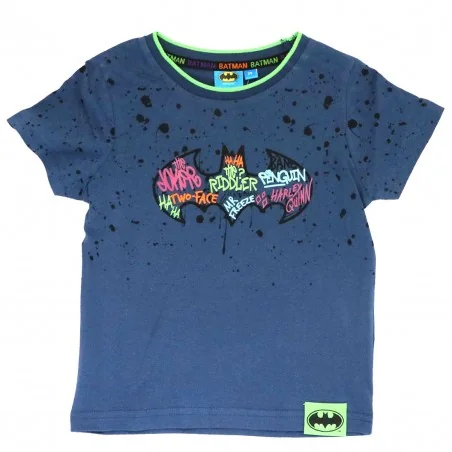 Batman Παιδικό Κοντομάνικο Μπλουζάκι Για αγόρια (EV1215 blue)