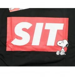 Snoopy Παιδικό κοντομάνικο μπλουζάκι για αγόρια (SN 52 02 506 Black)