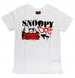 Snoopy Παιδικό κοντομάνικο μπλουζάκι για αγόρια (SN 52 02 506 White) - Μπλουζάκια - T-shirt