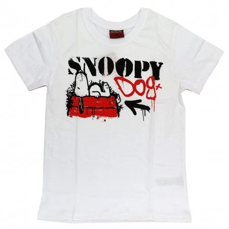 Snoopy Παιδικό κοντομάνικο μπλουζάκι για αγόρια (SN 52 02 506 White) - Μπλουζάκια - T-shirt