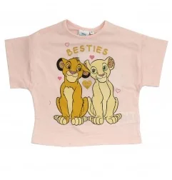 Disney Lion King Παιδικό Κοντομάνικο Μπλουζάκι για κορίτσια (EV1305 pink) - Κοντομάνικα μπλουζάκια